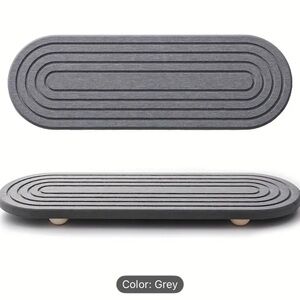 BRAND NEW Kitchen & Bathroom Countertop Absorbent Stone Tray with Quick-Dry